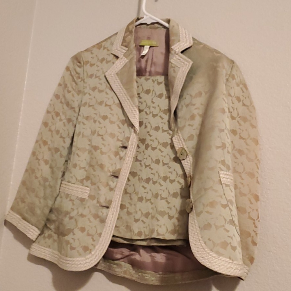 skirt suit set sigrid Olsen size 2